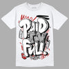 Jordan 14 "Black/White" DopeSkill T-Shirt New Paid In Full Graphic Streetwear - White