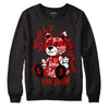 Jordan 1 Retro Low "Black Toe" DopeSkill Sweatshirt Smile Through The Pain Graphic Streetwear - Black