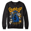 Dunk Blue Jay and University Gold DopeSkill Sweatshirt Money Bag Coming Up Graphic Streetwear - Black