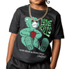 Green Glow 1s DopeSkill Toddler Kids T-shirt Love Kills Graphic