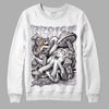 Jordan 2 Cement Grey DopeSkill Sweatshirt Resist Graphic Streetwear - White