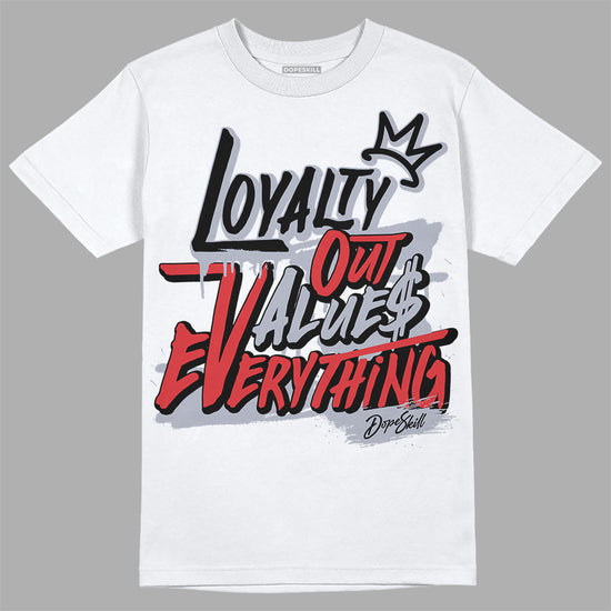 Jordan 4 “Bred Reimagined” DopeSkill T-Shirt LOVE  Graphic Streetwear - White 