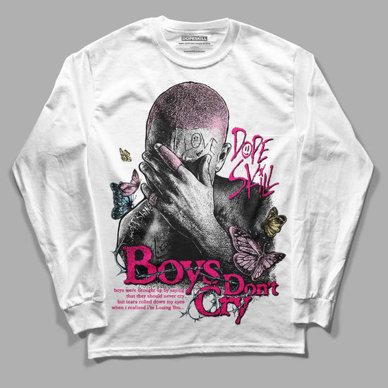 Dunk Low LX Pink Foam DopeSkill Long Sleeve T-Shirt Boys Don't Cry Graphic Streetwear - White