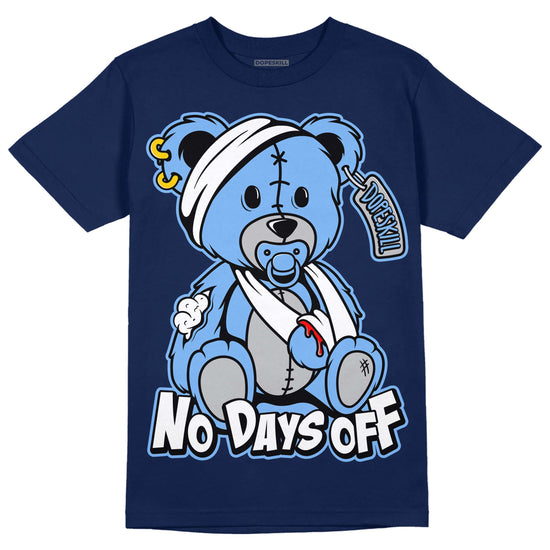 Jordan 5 Midnight Navy DopeSkill Navy T-Shirt Hurt Bear Graphic Streetwear