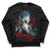 Travis Scott x Jordan 4 Retro 'Cactus Jack' DopeSkill Long Sleeve T-Shirt Boys Don't Cry Graphic Streetwear - Black