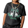 Green Glow 1s DopeSkill Toddler Kids T-shirt Breathe Graphic