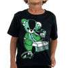 Green Glow 1s DopeSkill Toddler Kids T-shirt Sneakerhead BEAR Graphic