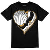 Jordan 11 "Gratitude" DopeSkill T-Shirt Heart Jordan 11 Graphic Streetwear - Black