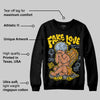 Yellow Ochre 6s DopeSkill Sweatshirt False Love Graphic