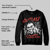 Black/White 'Outlast' DopeSkill Graphic Sweatshirt