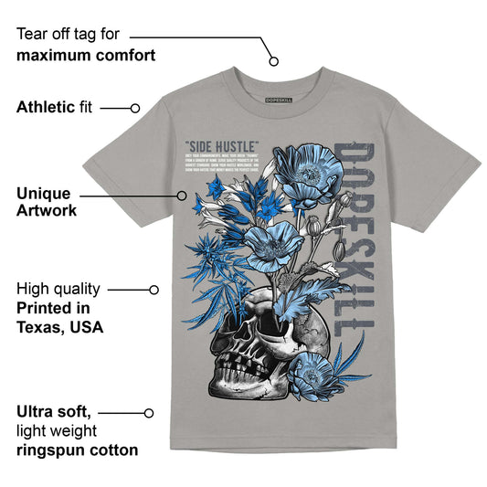 Cool Grey 11s DopeSkill Grey T-shirt Side Hustle Graphic