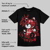 Flu Game 12s DopeSkill T-Shirt Smile Through The Pain Graphic