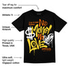 Black Tour Yellow AJ 4 Thunder DopeSkill Unisex T-Shirt No Money No Love Typo Graphic