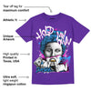 AJ 13 Court Purple DopeSkill Purple T-shirt Hold My Own Graphic