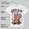 Samba OG Maroon Gold Metallic DopeSkill T-Shirt False Love Graphic