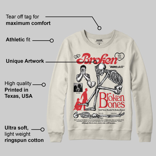 Sail 1s OG DopeSkill Sweatshirt Broken Bones Graphic