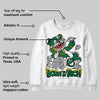 Pine Green 13s DopeSkill Sweatshirt Born To Be Rich Graphic