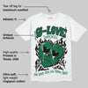 Pine Green 13s DopeSkill T-Shirt Crying Heart Graphic