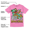 Dunk Playful Pink Multi Color Bronzine Clear Jade Luminous Green DopeSkill Pink T-shirt Born To Be Rich Graphic