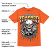 Georgia Peach 3s DopeSkill Orange T-shirt Trapped Halloween Graphic