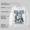 Summit White Navy 4s DopeSkill Sweatshirt Real Lover Graphic