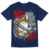 Jordan 3 "Midnight Navy" DopeSkill Navy T-shirt Takin No L's Graphic Streetwear 