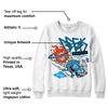 Military Blue 4s DopeSkill Sweatshirt Break Through Graphic