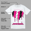 Fierce Pink 1s DopeSkill T-Shirt Juneteenth Heart Graphic