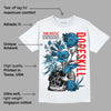 University Blue Toe 1s DopeSkill T-Shirt Side Hustle Graphic