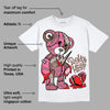 Dunk Smokey Mauve Playful Pink White Brown DopeSkill T-Shirt Broken Heart Graphic