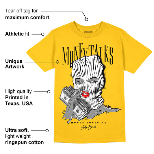 Yellow Collection DopeSkill Gold T-shirt Money Talks Graphic