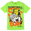 Neon Green Sneakers DopeSkill Neon Green T-shirt Stay It Busy Graphic Streetwear