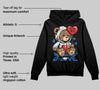 Blueberry 12s DopeSkill Hoodie Sweatshirt Broken Bear Graphic