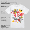 Red Cement 4S DopeSkill T-Shirt New Love Heals Graphic