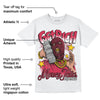 85 Metallic Burgundy 1s DopeSkill T-Shirt Get Rich Graphic