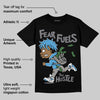 Max 95 Blue Spark DopeSkill T-Shirt Fear Fuels The Hustle Graphic