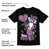 Mauve Off-Noir 2s DopeSkill T-Shirt Love Sick Graphic