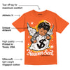 Georgia Peach 3s DopeSkill Orange T-shirt Heaven Sent Graphic