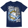 Jordan 5 Midnight Navy DopeSkill Navy T-Shirt Takin No L's Graphic Streetwear