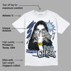 Diffused Blue Sail Grey White 1s DopeSkill T-Shirt NPC Graphic