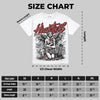 Dune Red 13s DopeSkill Oversize Print T-Shirt Heartless Graphic