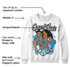 Military Blue 4s DopeSkill Sweatshirt Queen Of Hustle Graphic