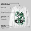 Pine Green 13s DopeSkill Sweatshirt Smile Through The Pain Graphic
