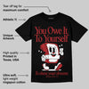 Flu Game 12s DopeSkill T-Shirt Owe It To Yourself Graphic