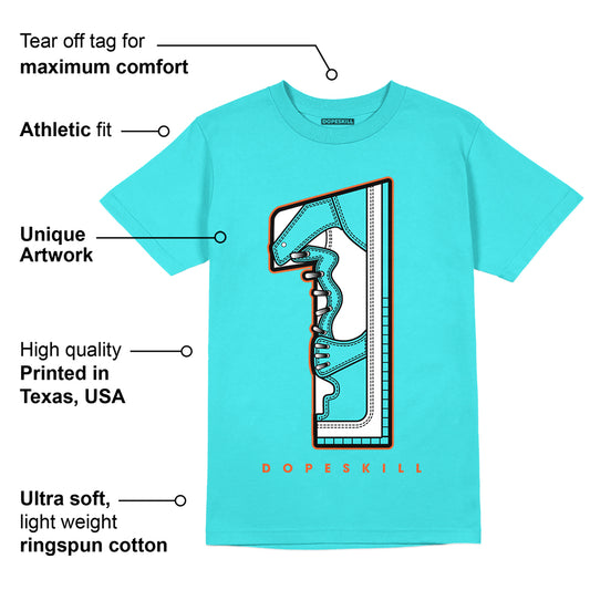 Dunk Dolphins DopeSkill Tahiti Blue T-shirt No.1 Graphic