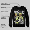 Light Lemon Twist 4s DopeSkill Sweatshirt No Risk No Story Graphic