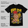 Yellow Collection DopeSkill T-Shirt New Fake Love Graphic