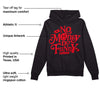 Red Thunder 4s DopeSkill Hoodie Sweatshirt No Money No Funny Graphic