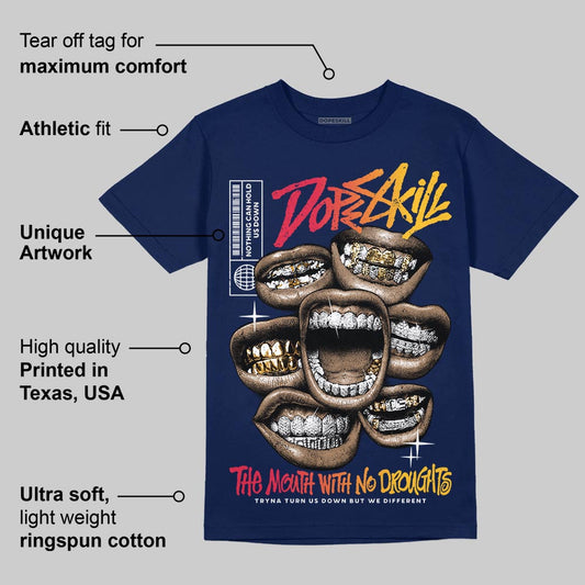 Kobe 5 Protro Caitlin Clark DopeSkill T-Shirt The Mouth With No Droughts Graphic