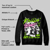 Neon Green 'Got It Out The Mud' DopeSkill Graphic Sweatshirt